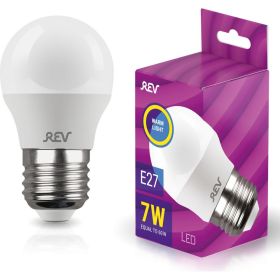 Светодиодная лампа LED G45 Е27 7W 600Лм, 2700K, теплый свет REV 32342 6 (артикул 15554781) – фото 1