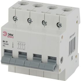 Выключатель нагрузки ЭРА SIMPLE ВН-29 4P 63А Б0039260 (артикул 15981325) – фото 1