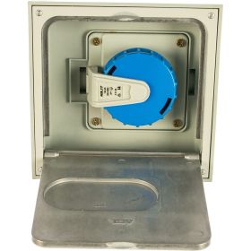 ABL ABL Лючок с розеткой 7, 3P 16A 230V, IP67 D 31.00 (артикул 15976366) – фото 1