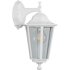 Светильник FERON НБУ-100w вниз, Е27, IP44, белый 11065 (артикул 15154432) – фото 1