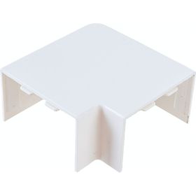 Поворот EKF 90 градусов 40х25 4 шт Plast PROxima Белый abw-40-25x4 (артикул 16059296) – фото 1