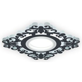 Светильник, Квадрат/узор, черный, Gu5.3, 3W, LED 3000K Gauss Backlight BL131 (артикул 15629441) – фото 1