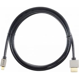 Кабель VCOM HDMI-19M - Micro HDMI-19M ver 2.0+3D/Ethernet, 1m, металлические разъемы CG506AD-1M (артикул 16370500) – фото 1