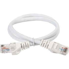 Коммутационный шнур IEK ITK кат. 6 UTP LSZH 3м белый PC08-C6UL-3M (артикул 21349984) – фото 1