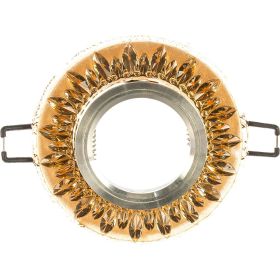 Светильник Fametto DLS-L141 GU5 3 GLASSY LIGHT TEA, декоративный, встраиваемый, серия Luciole UL-00003879 (артикул 16071910) – фото 1