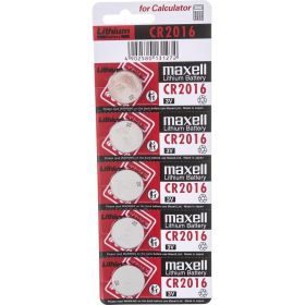 Литиевая батарейка MAXELL CR2016 BL-5 80131272 (артикул 16172356) – фото 1