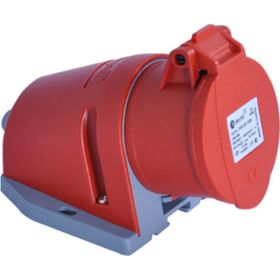 Кабельная настенная розетка TP Electric Зажимные контакты 32A, 400В, 3P+E, IP 44 3126-307-1600 (артикул 20711577) – фото 1