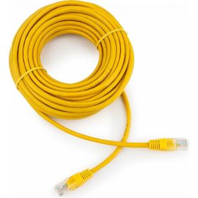Патч-корд Cablexpert UTP PP12-10M/Y кат.5e, 10м, литой, многожильный жёлтый PP12-10M/Y (артикул 15933201) – фото 1