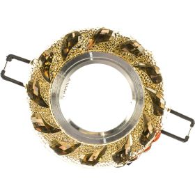 Светильник Fametto DLS-L147 GU5.3 GLASSY TEA, декоративный, встраиваемый, серия Luciole UL-00003898 (артикул 16071908) – фото 1
