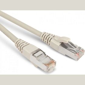 Патч-корд Hyperline PC-LPM-STP-RJ45-RJ45-C5e-10M-LSZH-GY F/UTP, экранированный, Cat.5e (100% Fluke Component Tested), LSZH, 10 м, серый 42344 (артикул 19590852) – фото 1