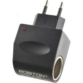 Блок питания Robiton DC101 1000мА с гнездом автоприкуривателя 16183 (артикул 22997205) – фото 1