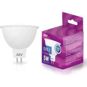 Светодиодная лампа LED MR16 GU5.3 5Вт 4000K REV 32323 5 (артикул 15533333) – фото 1