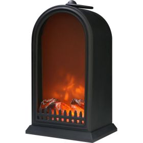 Светодиодный камин NEON-NIGHT Фьюжн с эффектом живого огня 14,7x11,7x25см батарейки 2хС USB 511-039 (артикул 16376491) – фото 1