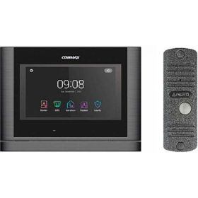Комплект видеодомофона и вызывной панели COMMAX CDV-70MF(DarksilverBlackSmog)/AVC305S (артикул 21704752) – фото 1