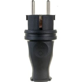 Силовая прямая вилка TP Electric каучук 16A, 240В, IP44 3101-301-0300 (артикул 20711247) – фото 1