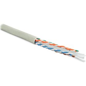 Кабель Hyperline UUTP4-C6-S23-IN-LSZH-GY-305 305 м, витая пара, U/UTP, категория 6, 4 пары 42048 (артикул 19591464) – фото 1