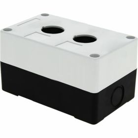 Корпус EKF КП102, 2 кнопки, белый cpb-102-w (артикул 15221930) – фото 1