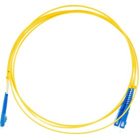 Волоконно-оптический шнур Hyperline FC-D2-9-LC/UR-SC/UR-H-2M-LSZH-YL патч-корд SM 9/125 28388 (артикул 16522868) – фото 1