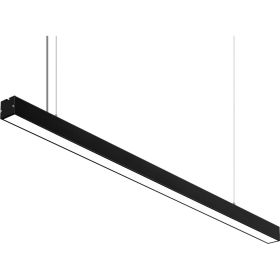 Линейный подвесной светодиодный светильник Apeyron 24Вт, ip40, 4x4х100 см, цвет - черный/ 30-10 (артикул 26042999) – фото 1