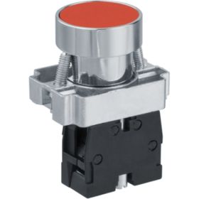 Кнопка Navigator NBI-B-08-R красная, d22мм, NC 82819 (артикул 18108865) – фото 1