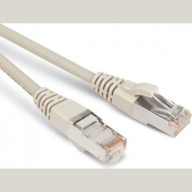 Патч-корд Hyperline PC-LPM-STP-RJ45-RJ45-C5e-1.5M-LSZH-GY F/UTP, экранированный, Cat.5e 42309 (артикул 19591050) – фото 1