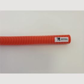 Гофрированная труба ПНД ZITEG D25мм 25/21 цвет оранжевый, 50м. 7930108870850 (артикул 23011815) – фото 1