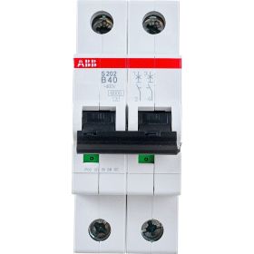 2-полюсный автоматический выключатель ABB S202 B40 2CDS252001R0405 (артикул 16314311) – фото 1