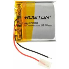 Аккумулятор ROBITON LP603030 3.7В 500мАч 14905 (артикул 23032077) – фото 1