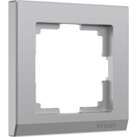 Рамка на 1 пост WERKEL W0011806 Stark серебряный a050917 (артикул 23164269) – фото 1