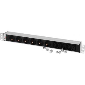 Блок розеток ЦМО Rem-10 без шнура, с индикатором, 6 Sсhuko + 5 IEC 60320 C13, R-10-6S-5C13-I-440-Z (артикул 16301940) – фото 1