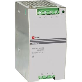 Блок питания EKF 24В, DR-120W-24, PROxima SQdr-120w-24 (артикул 16050727) – фото 1