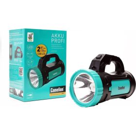 Аккумуляторный фонарь Camelion Led51527 (черный/зеленый,1led+cob, 4 режима, type c, 3 x lr03, 3вт, пластик, кор.) 15130 (артикул 27242016) – фото 1