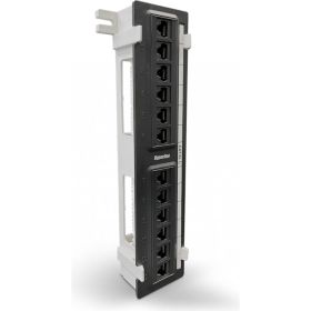 Настенная патч-панель с подставкой, 12 портов RJ-45 8P8C, категория 5е Hyperline PPW-12-8P8C-C5e 15379 (артикул 15550827) – фото 1