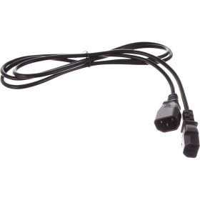 Кабель монитор-компьютер Telecom /UPS-устройство/220V IEC-320-C13/C14, 1,8м TP020-1.8-BK (артикул 16211273) – фото 1