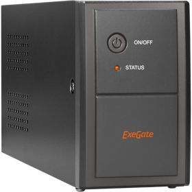 Источник бесперебойного питания ExeGate Power Back BNB-600.LED.AVR.EURO <600VA/360W, LED, AVR, 2 евророзетки, Black> 244543 (артикул 16643876) – фото 1
