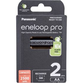 Аккумуляторы Panasonic eneloop pro BK-3HCDE/2BE 2500mAh AA R06 BL2 7705 (артикул 17782306) – фото 1