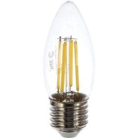 Светодиодная лампа ЭРА F-LED B35-7W-840-E27 филамент, свеча, нейтральный Б0027951 (артикул 15882069) – фото 1