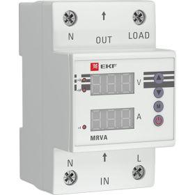 Реле напряжения и тока с дисплеем EKF MRVA, 40A PROxima MRVA-40A (артикул 16367322) – фото 1