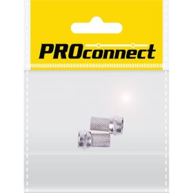 Антенный разъем на кабель PROCONNECT штекер F для кабеля RG-6, 2шт 05-4003-6-8 (артикул 22374279) – фото 1