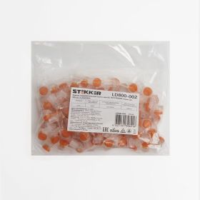 Соединительный зажим STEKKER Скотч-лок K2, 0,4-0,9мм 2,08мм LD800-002 упаковка 100 шт 39544 (артикул 19653882) – фото 1