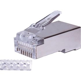 Коннекторы SUPRLAN 8P8C F/UTP Cat.6 3U (RJ-45) (100 pcs) 10-0202 (артикул 24888867) – фото 1