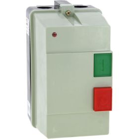 Пускатель в корпусе EKF PROxima IP65, КМЭ, 32А, 230В, с РТЭ и индикатором SQ ctrp-r-32-230v-led (артикул 16179409) – фото 1