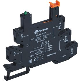 Розетка для реле с винтовыми зажимами Релеон, 8А; /= 230В AC/DC; S1010230 (артикул 18884418) – фото 1