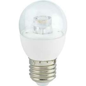 Светодиодная лампа Ecola globe LED Premium 7,0W G45 220V E27 4000K прозрачный шар с линзой композит 75x45 K7FV70ELC (артикул 22441083) – фото 1