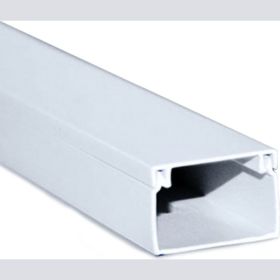 Кабель-канал Э-пласт белый 2-й замок в п/э 25x25 2м 350380N (артикул 20712921) – фото 1