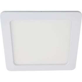 Квадратный встраиваемый даунлайт с драйвером Ecola LED downlight 18W 220V 6500K 225x225x20 DSRD18ELC (артикул 16949905) – фото 1