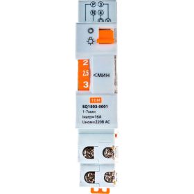 Лестничный таймер TDM ТЛ-1мин/7мин-16А-DIN SQ1503-0001 (артикул 16146275) – фото 1