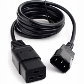 Кабель питания Cablexpert 1.8м, C14-C19, 3x1 кв.мм, черный, с заземлением PC-189-1-1 (артикул 19561476) – фото 1