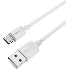 Кабель USB Borofone BX14 для Type-C, 3.0А, длина 2м, белый 821522 (артикул 18687552) – фото 1