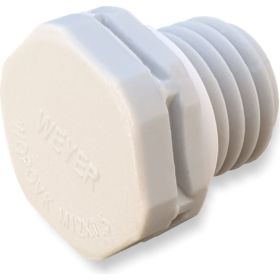 Заглушка отверстия WEYER WQPOVK-M12-HJ OW - заглушка вент., нар. M12x1.5 WE5300100 (артикул 23561049) – фото 1